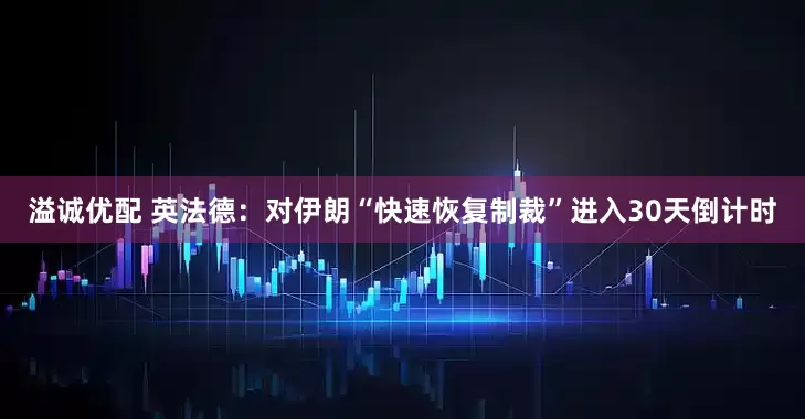 溢诚优配 英法德：对伊朗“快速恢复制裁”进入30天倒计时